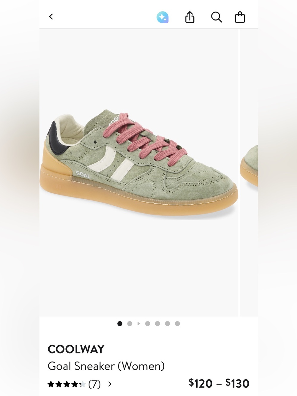 RARE New Coolway Goal Sneakers Green Unisex W 11 M 9 43